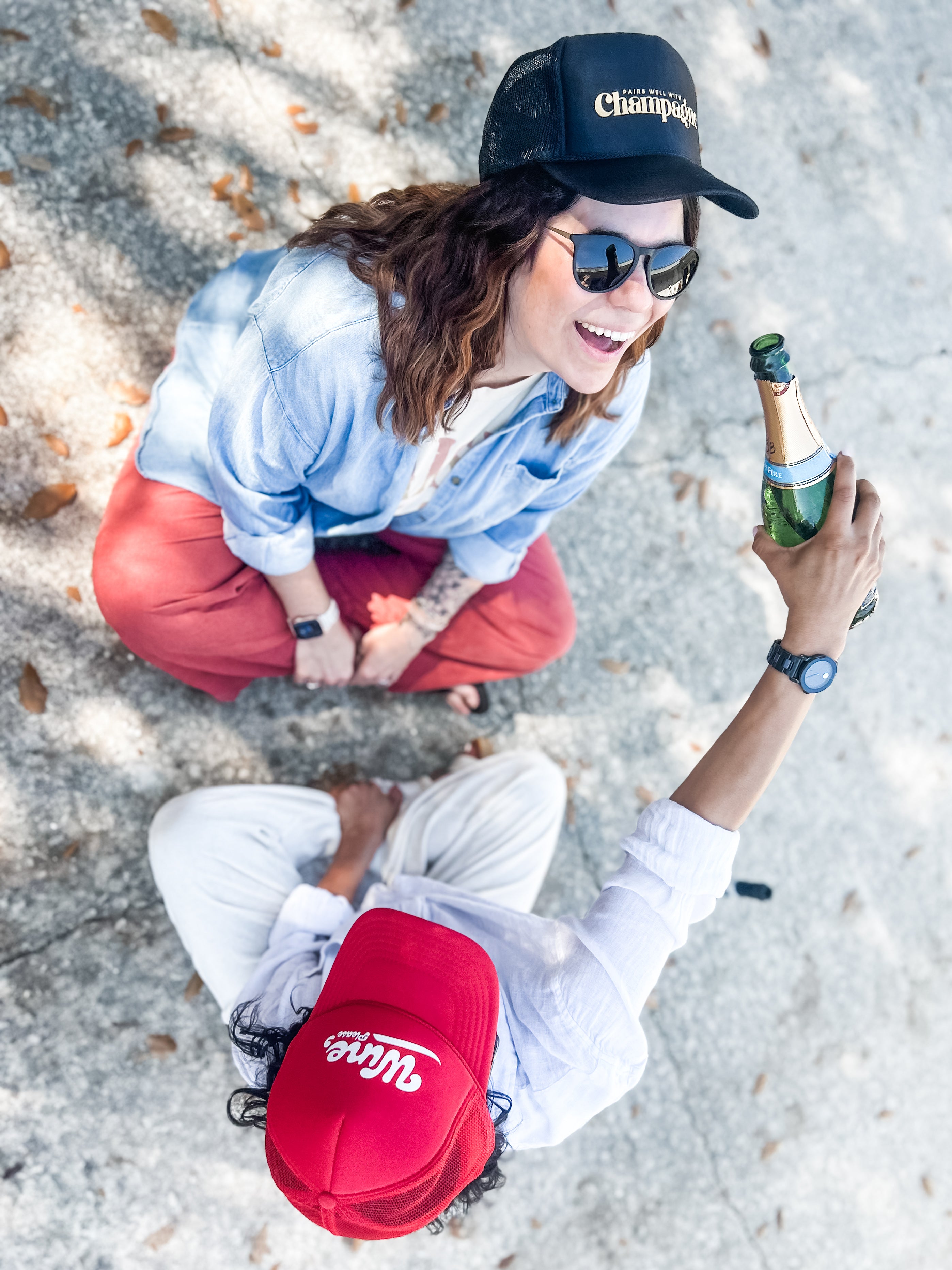 black pairs well with champagne red wine please foam trucker hats gifts for wine friend