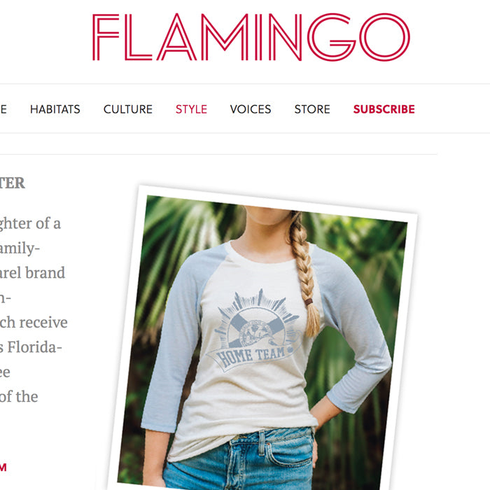 the admirals daughters flamingo magazine home team baseball t shirt sunshine state feature